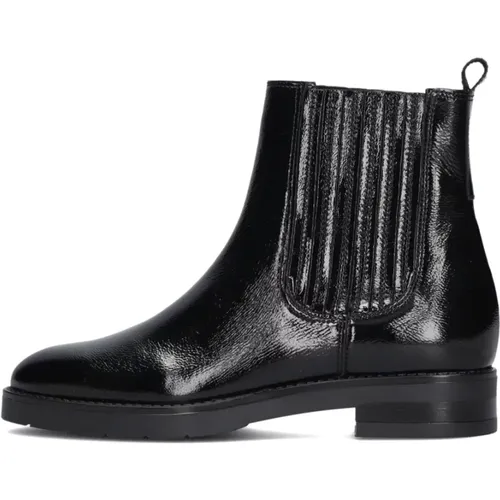 Schwarze Chelsea Boots Stilvoller Komfort , Damen, Größe: 36 EU - Notre-v - Modalova