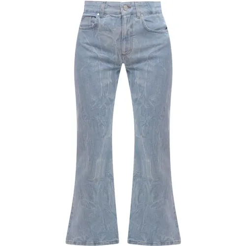 Stilvolle Flared Denim Jeans , Damen, Größe: W27 - Stella Mccartney - Modalova