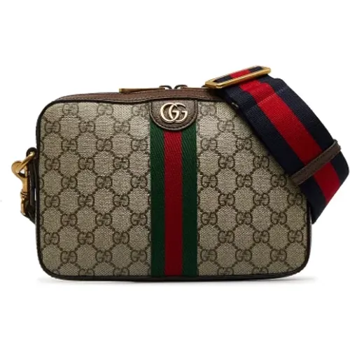 Pre-owned Leder schultertasche - Gucci Vintage - Modalova