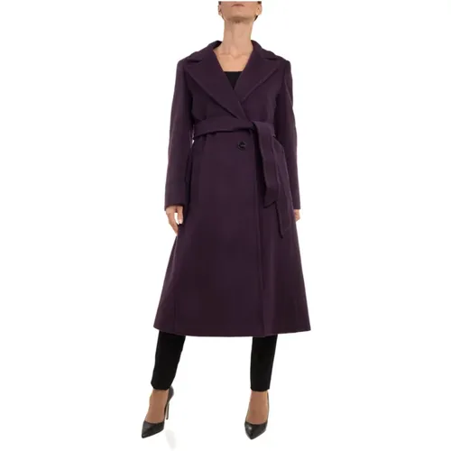 Classic Wool Coat , female, Sizes: L, S - Marella - Modalova
