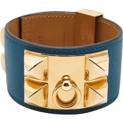 Pre-owned Leather bracelets , female, Sizes: ONE SIZE - Hermès Vintage - Modalova