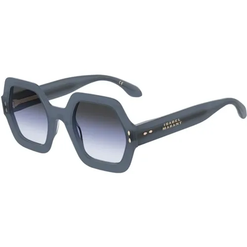 Blau Grau Azure Sonnenbrille , unisex, Größe: 52 MM - Isabel marant - Modalova