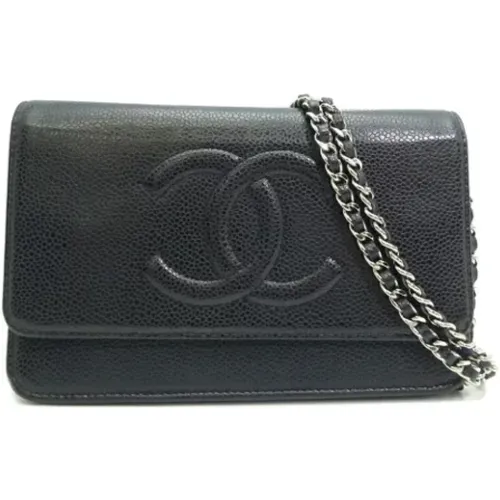 Pre-owned Leather wallets , female, Sizes: ONE SIZE - Chanel Vintage - Modalova