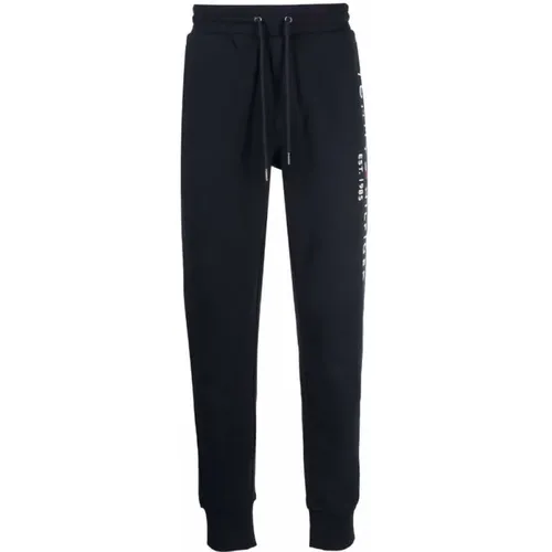 Tommy logo sweatpants , male, Sizes: L, M, 2XL, XL, 3XL - Tommy Hilfiger - Modalova