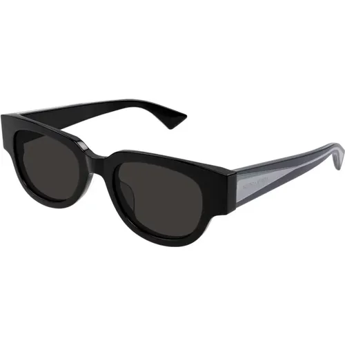Schwarze Sonnenbrille Stilvoll und vielseitig , Damen, Größe: 52 MM - Bottega Veneta - Modalova