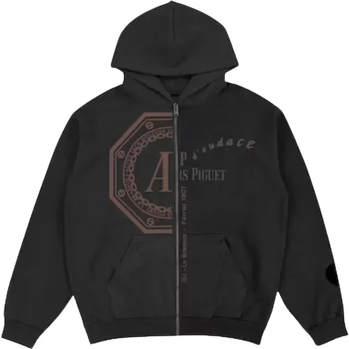 Limited Edition Split Logo Zip Up Hoodie , male, Sizes: 2XL, XL, L - Travis Scott - Modalova