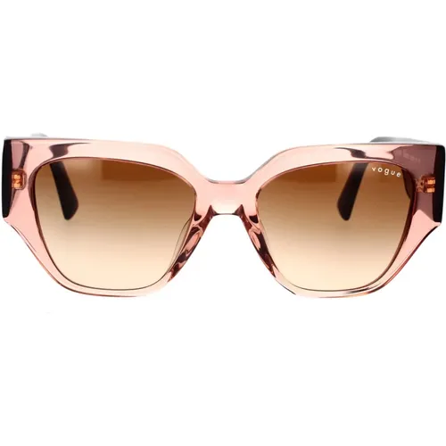 Irregular Shape Sunglasses with Bold and Dynamic Style , female, Sizes: 52 MM - Vogue - Modalova