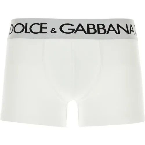 Intime Spitzenwäsche Kollektion,Stretch-Baumwoll-Boxerset - Dolce & Gabbana - Modalova