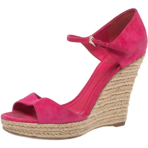 Pre-owned Suede sandals , female, Sizes: 6 1/2 UK - Dior Vintage - Modalova