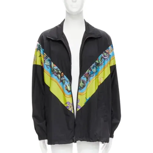 Pre-owned Polyester outerwear , female, Sizes: 3XL - Versace Pre-owned - Modalova