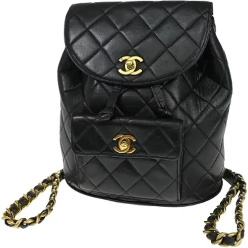 Pre-owned Leather chanel-bags , female, Sizes: ONE SIZE - Chanel Vintage - Modalova