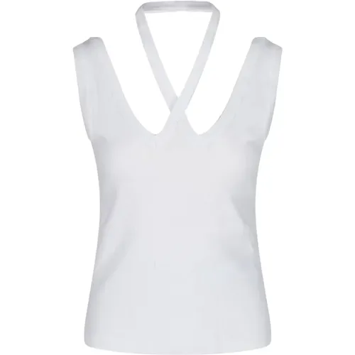 Sleeveless Top , female, Sizes: S - MM6 Maison Margiela - Modalova