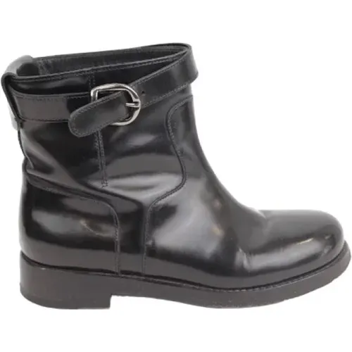 Pre-owned Leather boots , female, Sizes: 3 UK - Dolce & Gabbana Pre-owned - Modalova