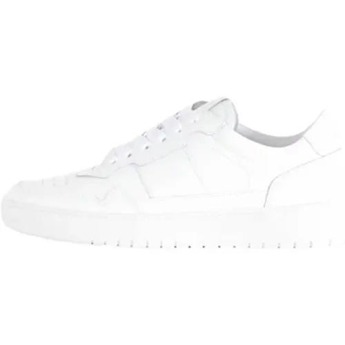Leather Sneakers with Rubber Sole , female, Sizes: 7 UK - National Standard - Modalova