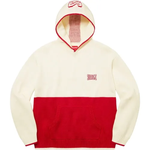 Limited Edition 2-Tone Hooded Sweater , male, Sizes: M - Supreme - Modalova