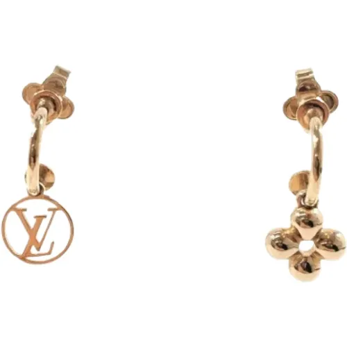 Pre-owned Metal earrings , female, Sizes: ONE SIZE - Louis Vuitton Vintage - Modalova