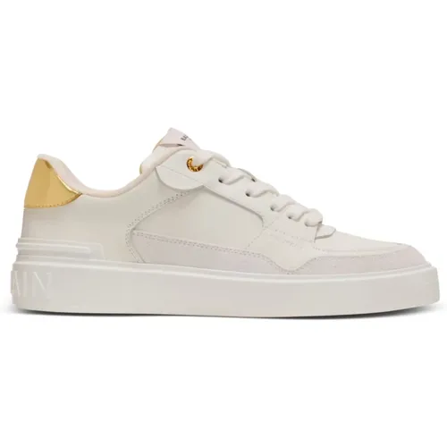 B-Court Flip trainers in calfskin , female, Sizes: 6 UK, 4 UK, 3 UK, 8 UK, 7 UK - Balmain - Modalova