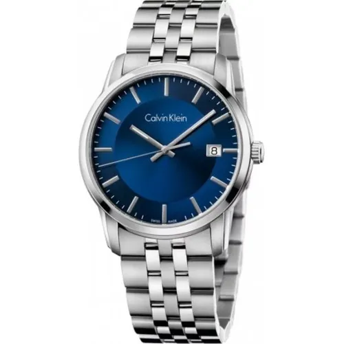 Infinity Quartz Watch - Blue Dial, Stainless Steel Strap , female, Sizes: ONE SIZE - Calvin Klein - Modalova