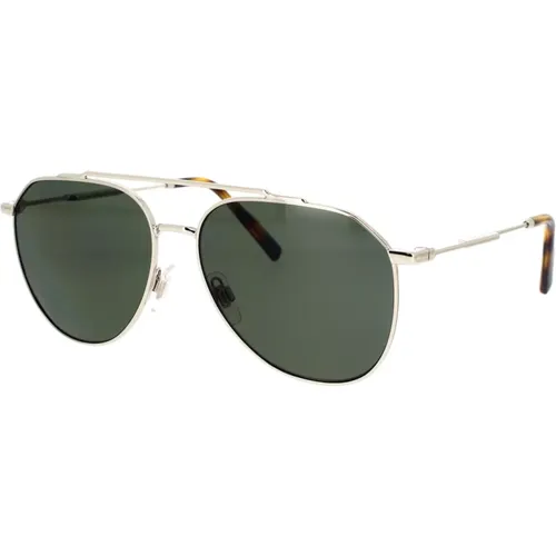 Polarized Pilot Sunglasses with Dark Green Lenses , unisex, Sizes: 58 MM - Dolce & Gabbana - Modalova