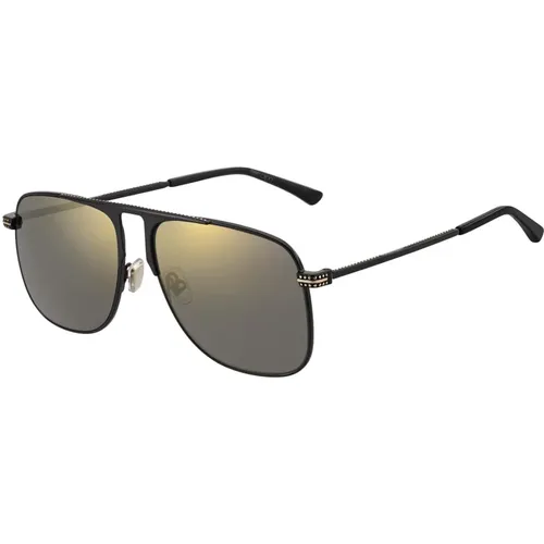 Gold Sunglasses Dan/S , male, Sizes: 60 MM - Jimmy Choo - Modalova