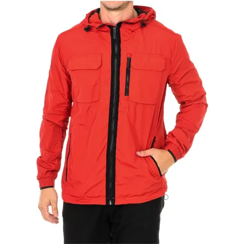 Waterproof Jacket with Hood , male, Sizes: L, XL, S - Superdry - Modalova