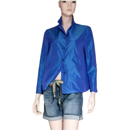 Regular Fit Polyester Jacket with Four Buttons , female, Sizes: XS - Aspesi - Modalova