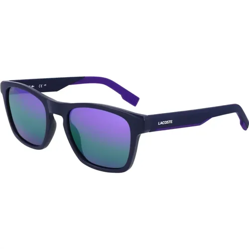 Sportliche Sonnenbrille,Grüne Sonnenbrille L6018S-301,Stylische Sonnenbrille,Stylische Sonnenbrille schwarzes Gestell,Blaue Sonnenbrille L6018S-424 - Lacoste - Modalova