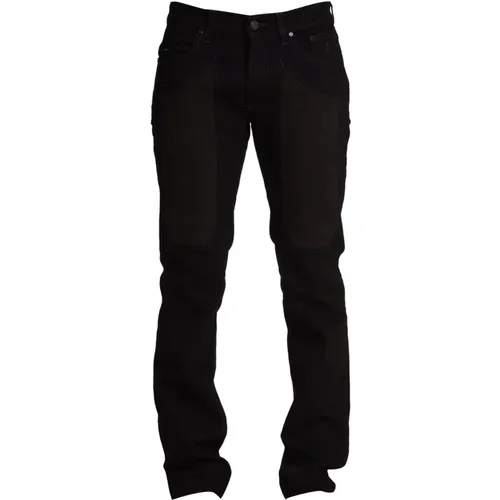 Schwarze Slim Rinse Jeans , Herren, Größe: W32 - Jeckerson - Modalova