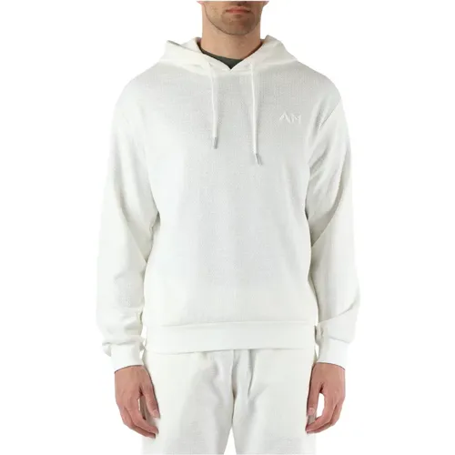 Relaxed Fit Hoodie in Cotton Blend , male, Sizes: L, XL, M, S - Antony Morato - Modalova