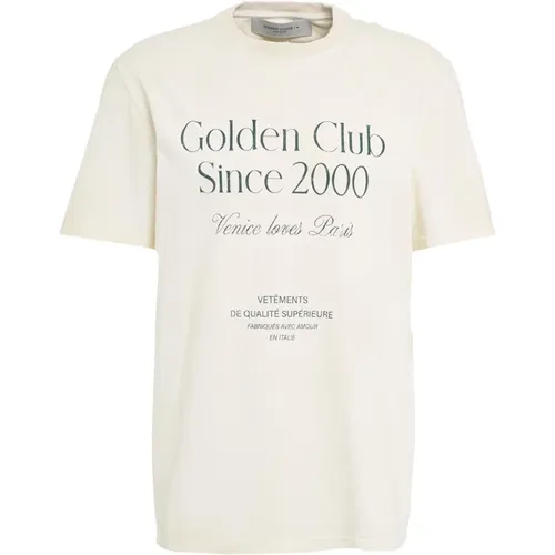 T-Shirts & Polos Ss24 , Herren, Größe: L - Golden Goose - Modalova