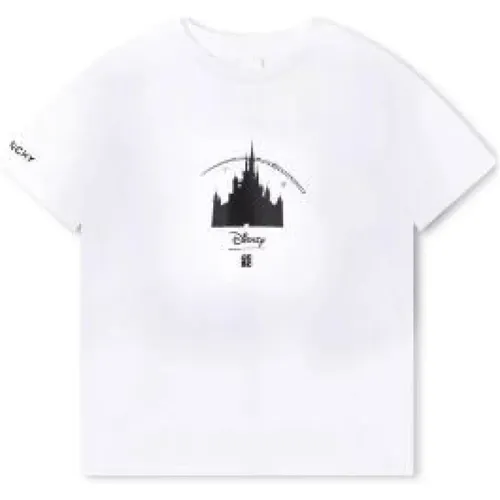 Kurzarm T-Shirt Weiß Disney Print - Givenchy - Modalova