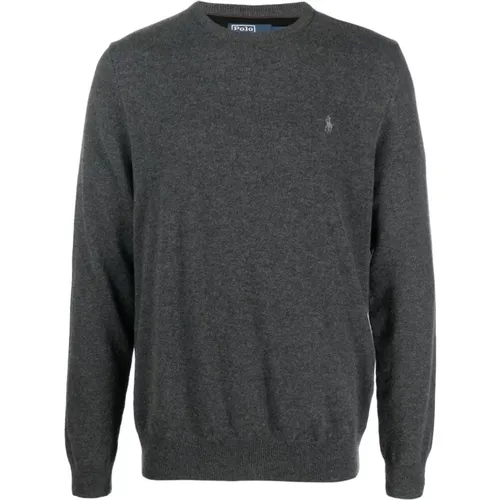 Wollstrickpullover mit Polo Pony Motiv , Herren, Größe: 2XL - Polo Ralph Lauren - Modalova