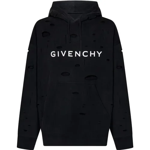 Oversized Sweater with Hood , male, Sizes: M, S, L, XS - Givenchy - Modalova