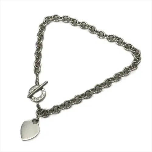 Pre-owned Silver necklaces , female, Sizes: ONE SIZE - Tiffany & Co. Pre-owned - Modalova