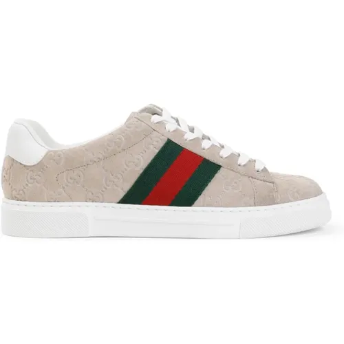 Neutral Sneakers for Men Aw24 , male, Sizes: 8 1/2 UK, 8 UK, 10 1/2 UK - Gucci - Modalova