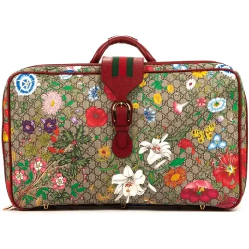 Pre-owned Beschichtetes Canvas reisetaschen - Gucci Vintage - Modalova