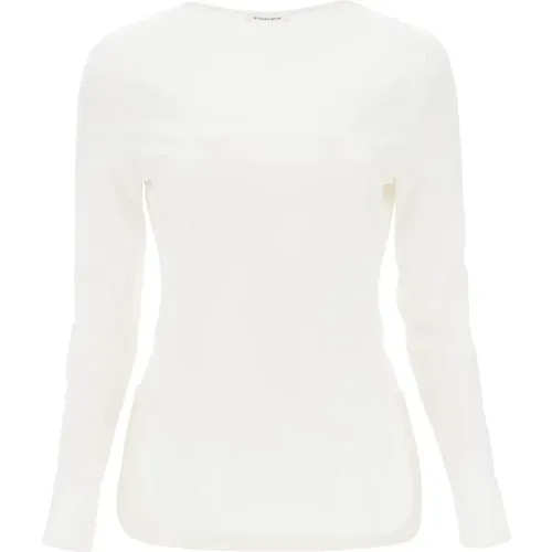 Organische Stretch-Baumwoll-Popeline-Bluse - By Malene Birger - Modalova