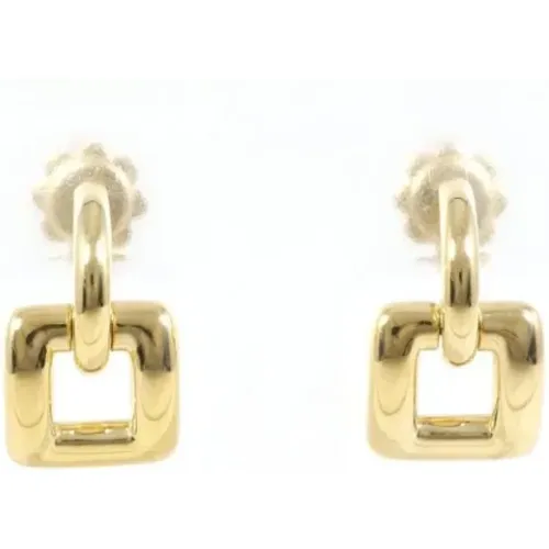 Pre-owned Gold earrings , female, Sizes: ONE SIZE - Tiffany & Co. Pre-owned - Modalova