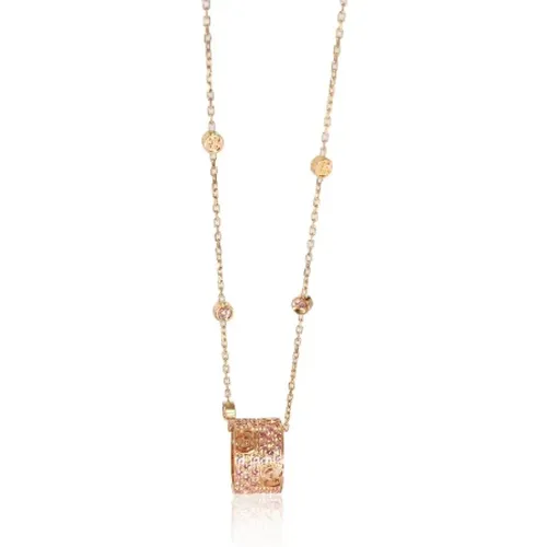 Pre-owned Rose Gold necklaces , female, Sizes: ONE SIZE - Gucci Vintage - Modalova