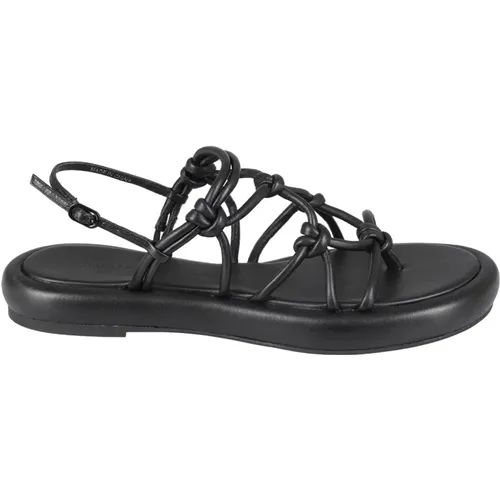 Chunky Flat Sandalen , Damen, Größe: 41 EU - STUDIO AMELIA - Modalova