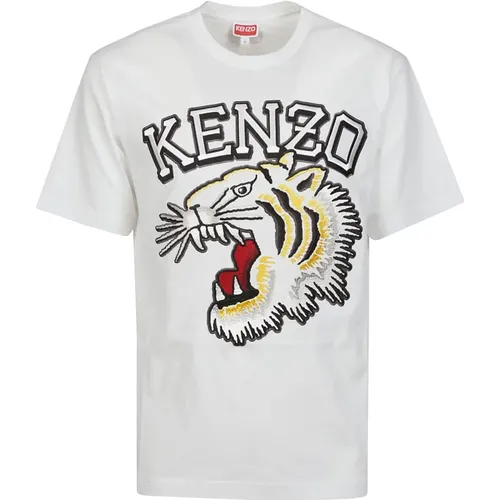 Tiger Varsity Classic T-Shirt , male, Sizes: XL, M, S, L, 2XL - Kenzo - Modalova