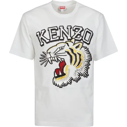 Tiger Varsity Classic T-Shirt , male, Sizes: XL, S, L, 2XL - Kenzo - Modalova