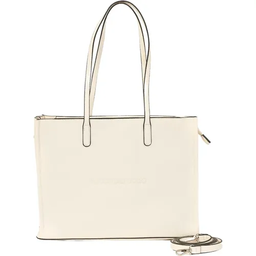 Weiße Shoppingtasche Olivia Linie , Damen, Größe: ONE Size - roccobarocco - Modalova
