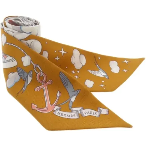 Pre-owned Silk scarves , female, Sizes: ONE SIZE - Hermès Vintage - Modalova