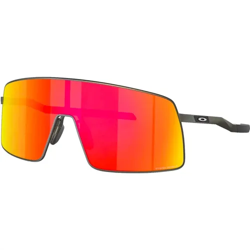 Sutro TI Sunglasses in Satin Carbon/Prizm Ruby , male, Sizes: 36 MM - Oakley - Modalova