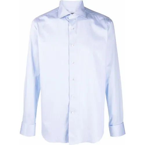 Cotton dress shirt , male, Sizes: 4XL, 5XL, 3XL - Canali - Modalova