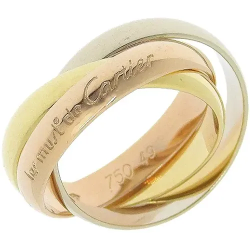 Pre-owned Rose Gold rings , female, Sizes: ONE SIZE - Cartier Vintage - Modalova