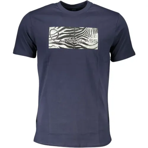 Cotton Logo Print T-Shirt , male, Sizes: XL, 2XL, M, L, S, 3XL - Cavalli Class - Modalova