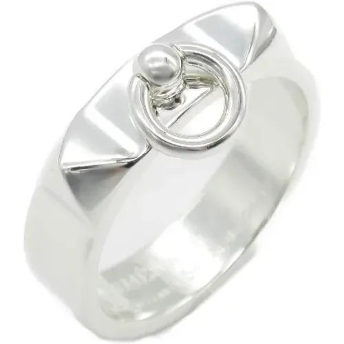 Pre-owned Metal rings , female, Sizes: ONE SIZE - Hermès Vintage - Modalova