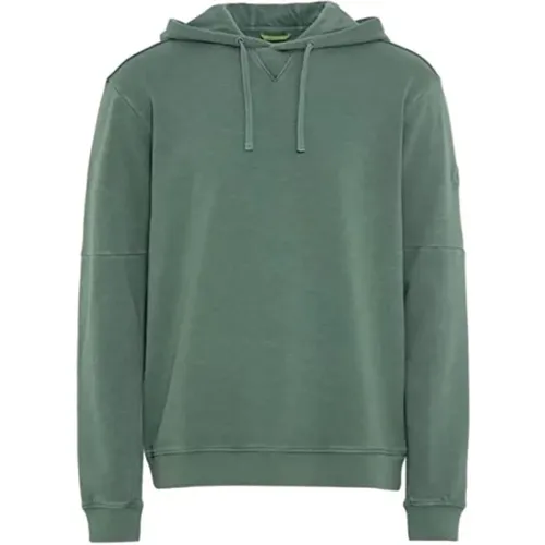 Herren Baumwoll Hoodie Sweatshirt , Herren, Größe: 2XL - camel active - Modalova